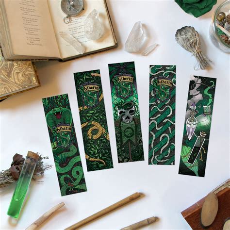 slytherin bookmark